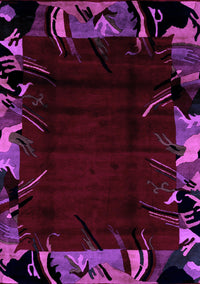 Abstract Purple Modern Rug, abs1999pur