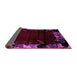 Sideview of Abstract Purple Modern Rug, abs1999pur