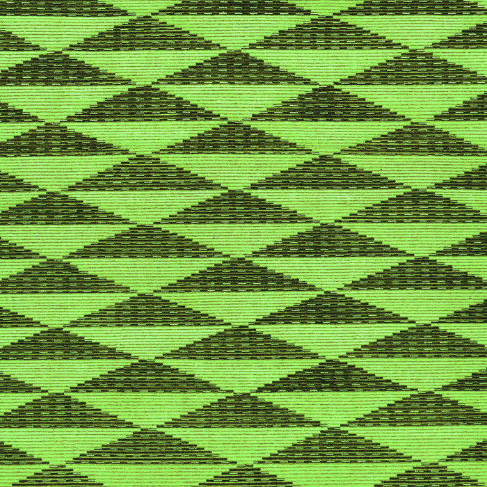 Square Machine Washable Abstract Green Modern Area Rugs, wshabs199grn