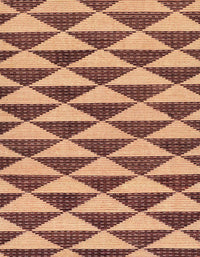 Machine Washable Abstract Brown Red Rug, wshabs199