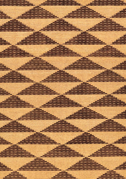 Abstract Brown Modern Rug, abs199brn