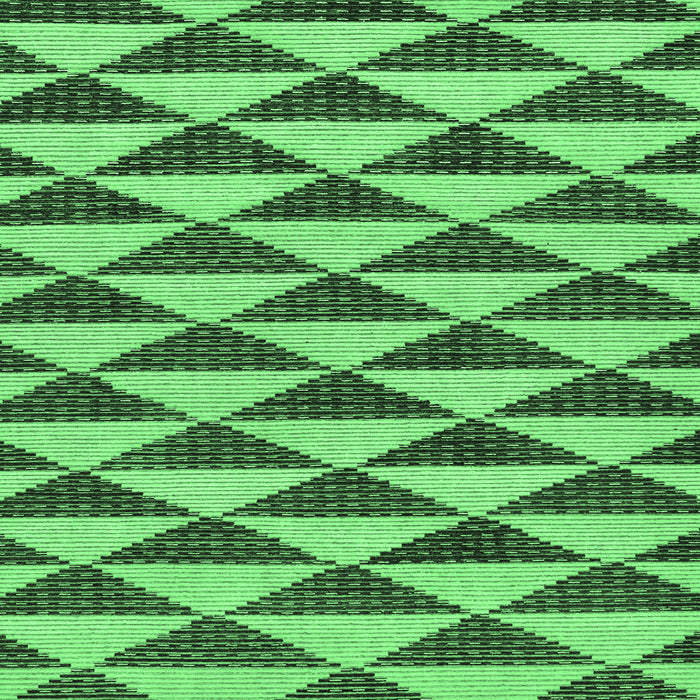 Square Machine Washable Abstract Emerald Green Modern Area Rugs, wshabs199emgrn