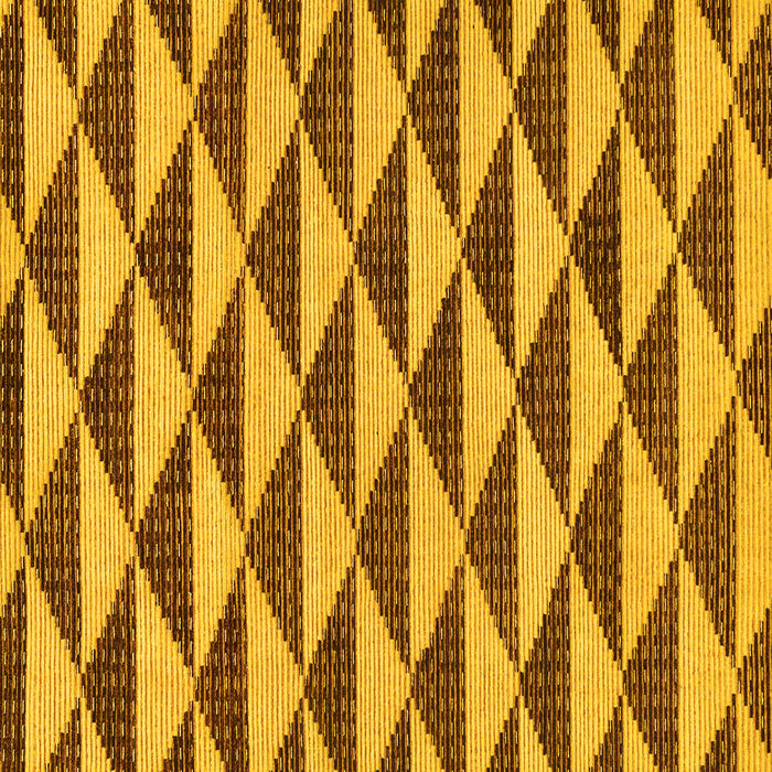 Square Abstract Yellow Modern Rug, abs199yw