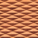 Square Machine Washable Abstract Orange Modern Area Rugs, wshabs199org