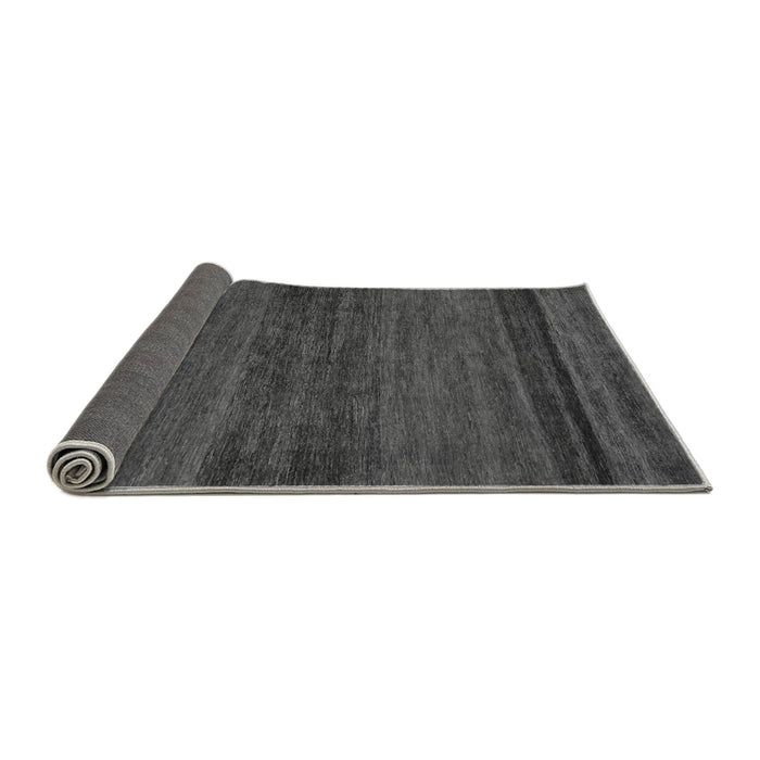 Sideview of Abstract Gray Modern Rug, abs19gry