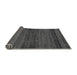 Sideview of Abstract Gray Modern Rug, abs19gry