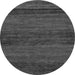 Round Machine Washable Abstract Gray Modern Rug, wshabs19gry