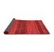 Abstract Red Modern Area Rugs