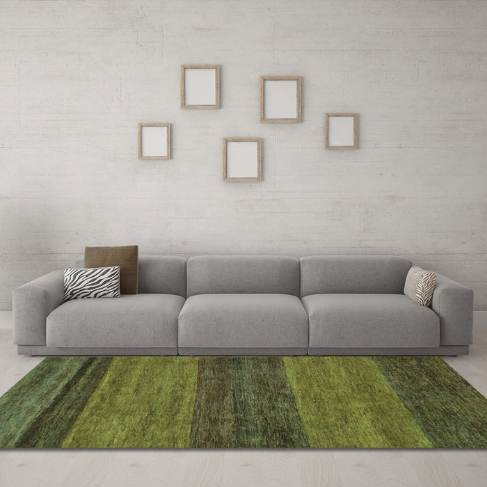 Machine Washable Abstract Light Blue Modern Rug in a Living Room, wshabs19lblu