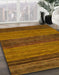 Abstract Sedona Brown Modern Rug in Family Room, abs19