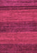 Machine Washable Abstract Pink Modern Rug, wshabs19pnk