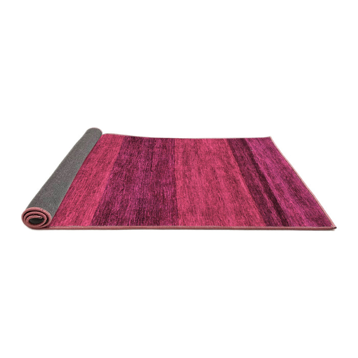 Sideview of Abstract Pink Modern Rug, abs19pnk