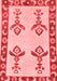 Oriental Red Modern Area Rugs