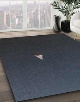 Abstract Chrome Gold Yellow Oriental Rug in Family Room, abs1