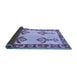 Sideview of Oriental Blue Modern Rug, abs1blu