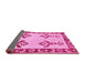 Sideview of Oriental Pink Modern Rug, abs1pnk