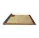 Sideview of Abstract Chocolate Brown Solid Rug, abs2