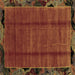 Square Machine Washable Abstract Brown Modern Rug, wshabs2000brn