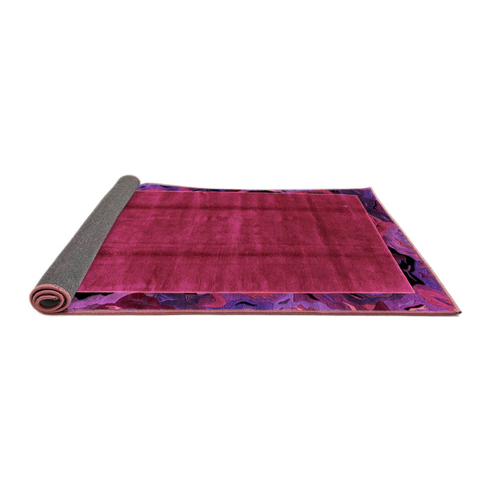 Sideview of Abstract Pink Modern Rug, abs2000pnk