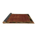 Sideview of Abstract Brown Modern Rug, abs2000brn