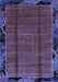 Abstract Blue Modern Rug, abs2000blu