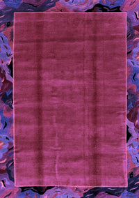 Abstract Purple Modern Rug, abs2000pur