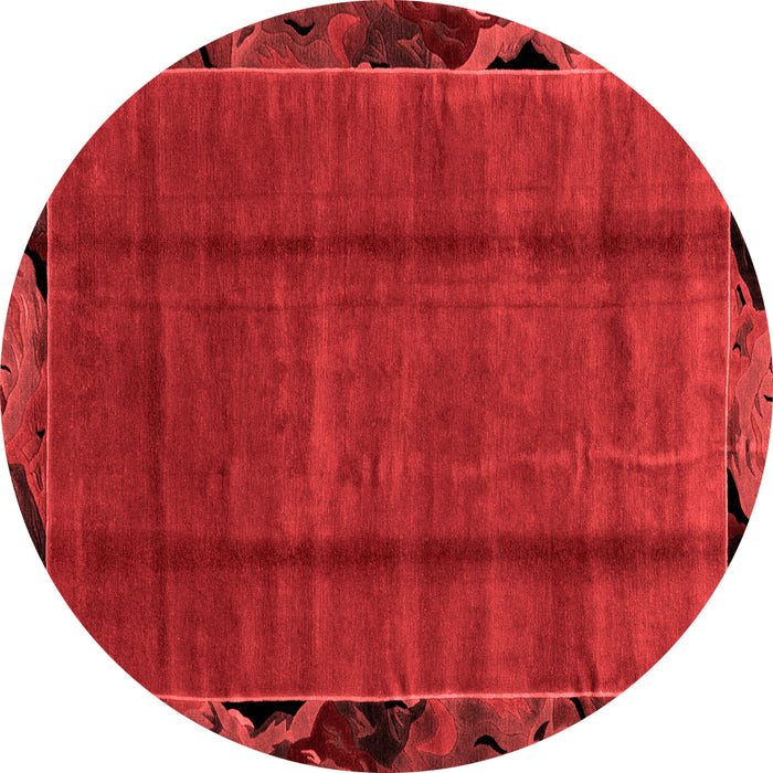 Machine Washable Abstract Red Modern Rug, wshabs2000red