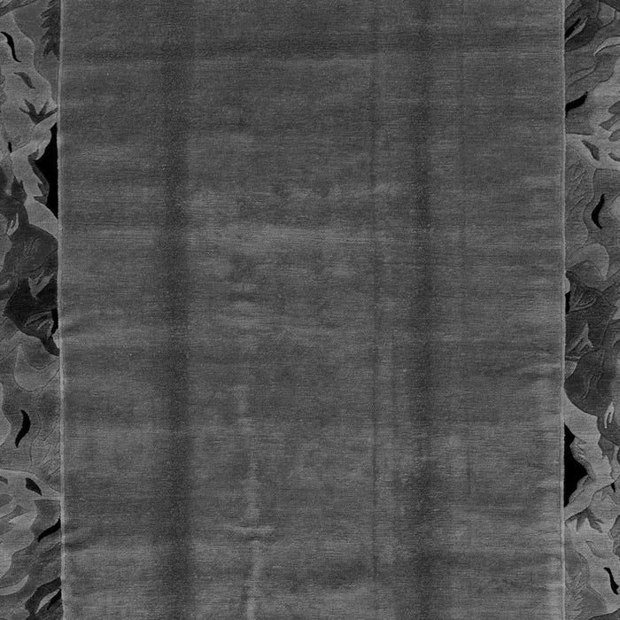 Machine Washable Abstract Gray Modern Rug, wshabs2000gry