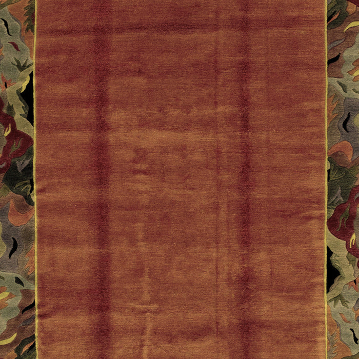 Abstract Brown Modern Rug, abs2000brn