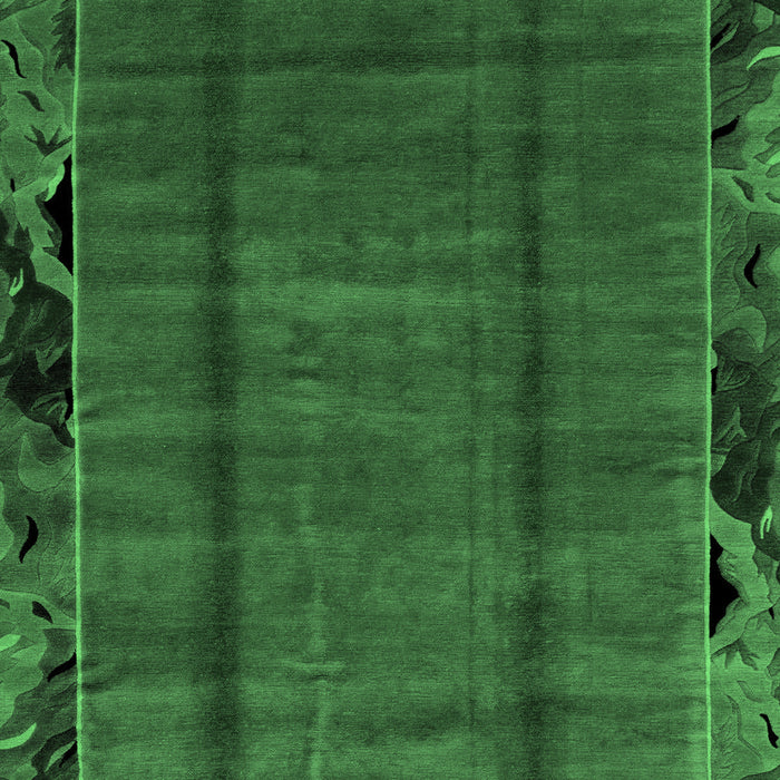 Abstract Emerald Green Modern Rug, abs2000emgrn