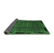 Sideview of Abstract Emerald Green Modern Rug, abs2000emgrn