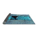 Sideview of Abstract Light Blue Modern Rug, abs2001lblu