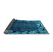 Sideview of Abstract Light Blue Modern Rug, abs2002lblu