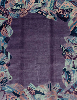 Abstract Gray Modern Rug, abs2002