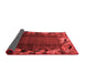 Abstract Red Modern Area Rugs