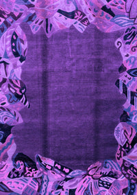 Abstract Purple Modern Rug, abs2002pur