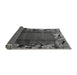 Sideview of Abstract Gray Modern Rug, abs2002gry