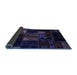 Sideview of Patchwork Blue Transitional Rug, abs2003blu