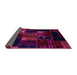 Sideview of Patchwork Pink Transitional Rug, abs2003pnk