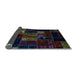 Sideview of Patchwork Light Blue Transitional Rug, abs2003lblu