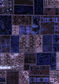 Patchwork Blue Transitional Rug, abs2003blu