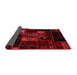 Patchwork Red Transitional Area Rugs