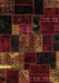 Patchwork Brown Transitional Rug, abs2003brn