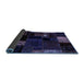 Sideview of Patchwork Blue Transitional Rug, abs2004blu