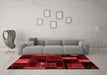 Transitional Red Washable Rugs