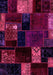 Patchwork Pink Transitional Rug, abs2004pnk