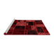 Transitional Red Washable Rugs