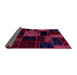 Sideview of Patchwork Pink Transitional Rug, abs2006pnk