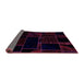 Sideview of Patchwork Purple Transitional Rug, abs2007pur