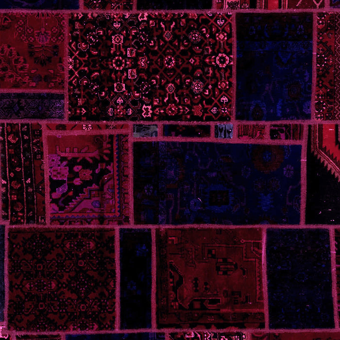 Patchwork Pink Transitional Rug, abs2007pnk